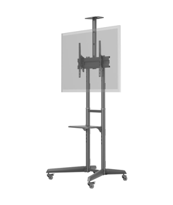 Напольная стойка Goobay для ТВ Презентационная стойка Pro (L) 37-70" Регулируемая Наклон Черный