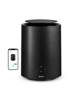 Duux Threesixty 2 Smart Fan + Heater, Fan and heater, 1800 W, Suitable for rooms up to 30 m², Matt Black