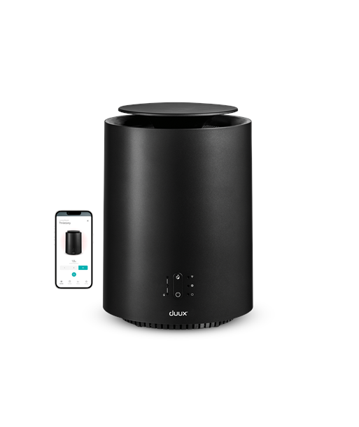 Duux Threesixty 2 Smart Fan + Heater, Fan and heater, 1800 W, Suitable for rooms up to 30 m², Matt Black
