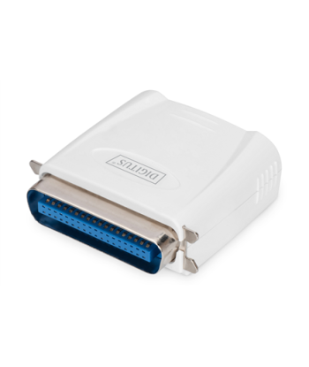 Digitus Fast Ethernet Print Server, 1-Port 1x RJ45, 1x DB-36-pin male Centronics, White
