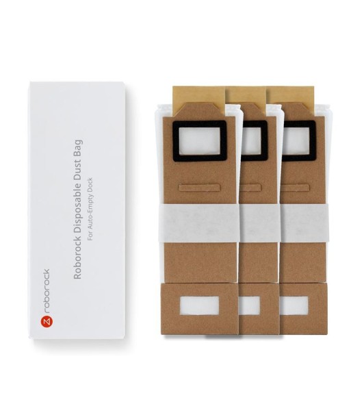 Roborock Vacuum Cleaner Dust Bags (3pcs) - Compatible with 8.02.0101 Roborock Vacuum Cleaner Dust Bags (3pcs) - Compatible with 8.02.0101