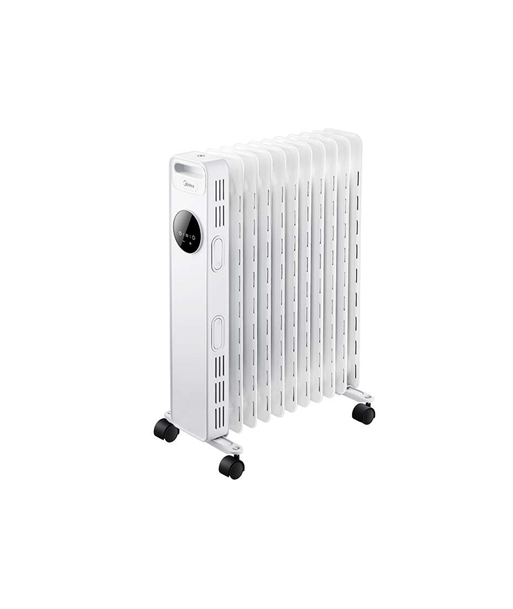 Midea NY2311-20MRE Масляный радиатор - 2300W, 3 уровня мощности, Белый Midea NY2311-20MRE Масляный радиатор - 2300W, 3 уровня мощности, Белый