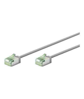 Goobay 74343 Ultra-Flexible CAT 8.1 Patch Cable, Slim, U/FTP, 0.15 m, Grey