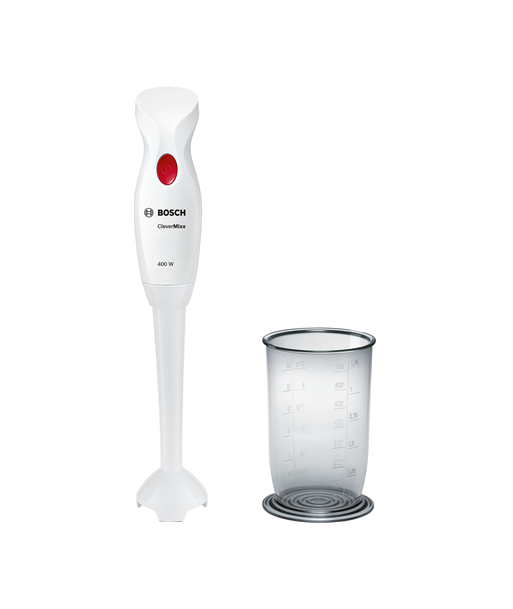 Bosch, Blender, CleverMixx MSM14100, Hand Blender, 400 W, Number of speeds 1, White
