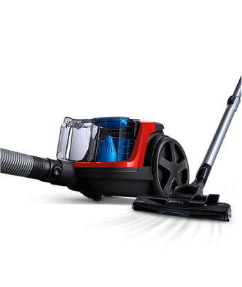Пылесос Philips, PowerPro Compact FC9330/09, Bagless, Power 650 W, Dust capacity 1.5 L, Red