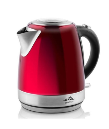 Veekeetja ETA, Mini, ETA859990010, Electric, 2100 W, 1.2 L, Stainless steel, 360° rotational base, Red