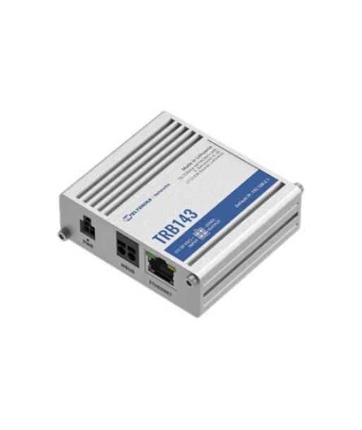 LTE Cat 4 M-Bus, TRB143, 10/100/1000 Mbit/s, Ethernet LAN (RJ-45) ports 1, Mesh Support No, MU-MiMO No, 4G LTE Cat 4 M-Bus, TRB143, 10/100/1000 Mbit/s, Ethernet LAN (RJ-45) ports 1, Mesh Support No, MU-MiMO No, 4G