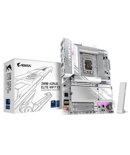 GIGABYTE Z890 AORUS ELITE WIFI7 ICE Emaplaat (Socket 1851, ATX, Z890) GIGABYTE Z890 AORUS ELITE WIFI7 ICE Emaplaat (Socket 1851, ATX, Z890)