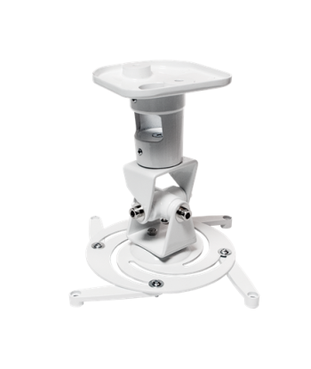 LogiLink BP0003 Universal Projector Ceiling Mount - White (Up to 220mm)