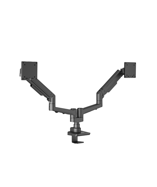 EDBAK Desk Mount, DMV02 Dual Swing Arm, Height adjustment, Tilt, 19-35", Maximum weight (capacity) 20 kg, Black