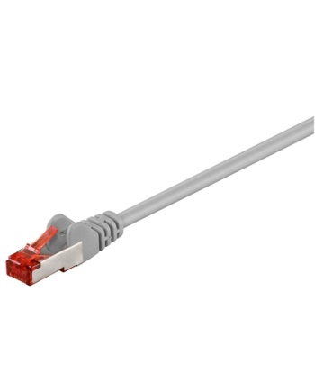 Goobay 93568 CAT 6 patch cable S/FTP (PiMF), grey, 0.5 m