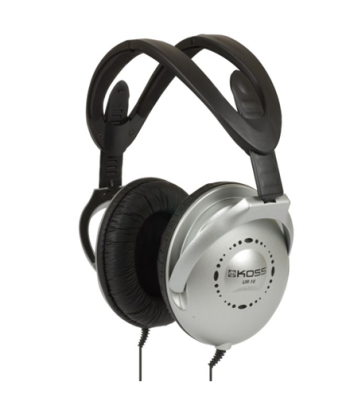 Kõrvaklapid Koss, UR18, Wired, On-Ear, Noise canceling, Silver