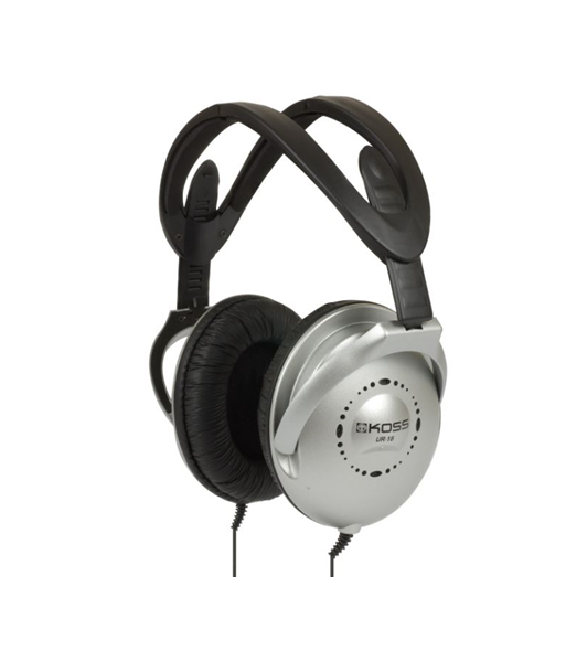 Kõrvaklapid Koss, UR18, Wired, On-Ear, Noise canceling, Silver