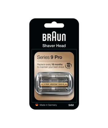 Braun, Replacement Head, Cassette 94M, Silver