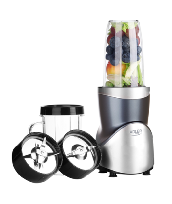 Блендер Adler AD 4084 для Смузи - Мощный 1200 Вт, BPA-Free Кувшины (0.3 л, 0.5 л, 0.7 л), Измельчение Льда