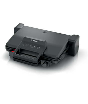 Контактный гриль Bosch TCG3323 - Мощный черный гриль 2000 Вт для вкусных блюд