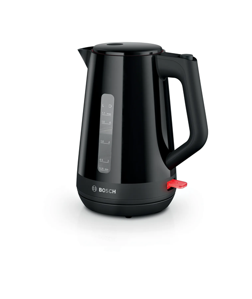 Veekeetja Bosch, TWK1M123, Electric, 2400 W, 1.7 L, Plastic, 360° rotational base, Black