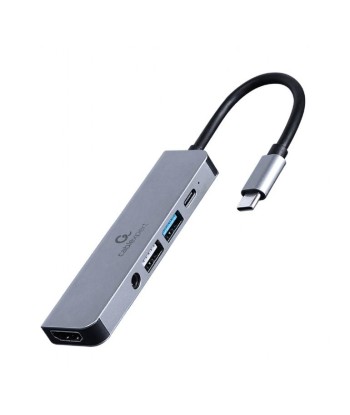 Gembird USB-C к HDMI/USB3/5IN1 Адаптер