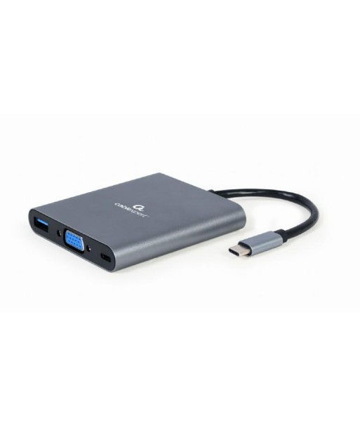Gembird USB-C в HDMI/USB 3.0/6-в-1 Адаптер Gembird USB-C в HDMI/USB 3.0/6-в-1 Адаптер