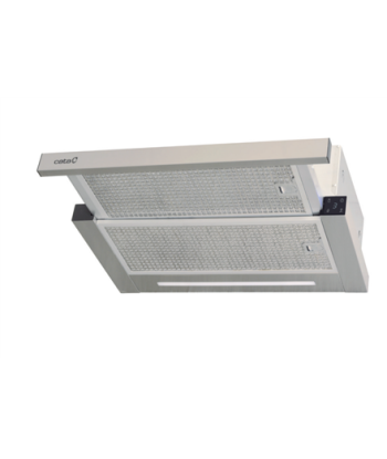 Вытяжка CATA, ATH 61X, Telescopic, Energy efficiency class A+, Width 60 cm, 605 m³/h, Touch control, LED, Silver Grey