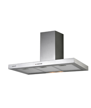 Вытяжка CATA, S 901 PLUS X, Wall mounted, Energy efficiency class C, Width 90 cm, 620 m³/h, Mechanical control, LED, Stainless