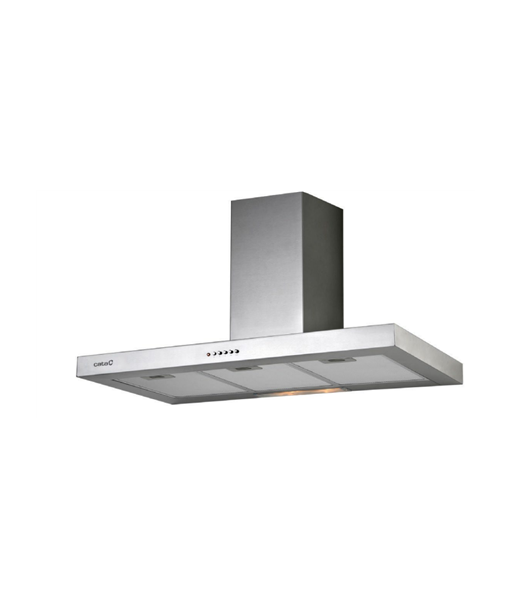 Вытяжка CATA, S 901 PLUS X, Wall mounted, Energy efficiency class C, Width 90 cm, 620 m³/h, Mechanical control, LED, Stainless