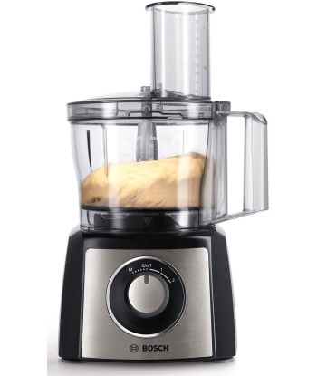 Köögikombain Bosch, MCM3401M, 800 W, Number of speeds 2, Bowl capacity 2.3 L, Blender, Meat mincer, Black/Stainless steel