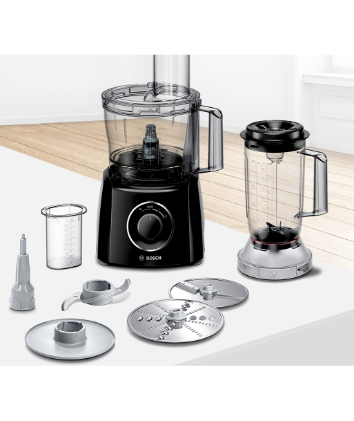 Bosch, Food Processor, MCM3401M, 800 W, Number of speeds 2, Bowl capacity 2.3 L, Blender, Meat mincer, Black/Stainless steel Bosch, Food Processor, MCM3401M, 800 W, Number of speeds 2, Bowl capacity 2.3 L, Blender, Meat mincer, Black/Stainless steel