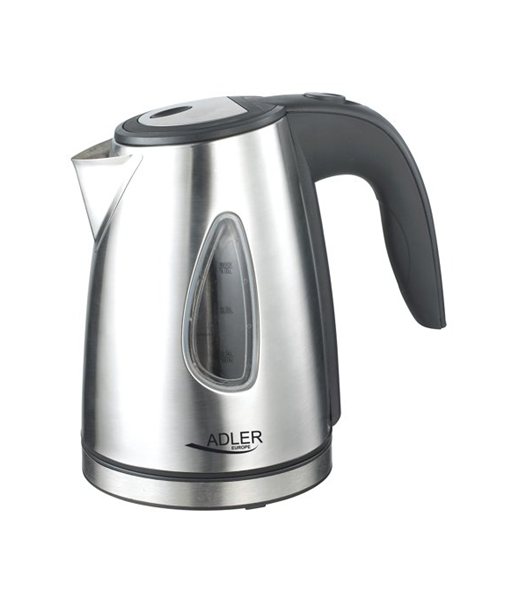 Adler Kettle AD 1203 - 1L Stainless Steel Kettle with 360° Base Adler Kettle AD 1203 - 1L Stainless Steel Kettle with 360° Base