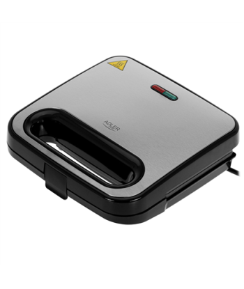 Adler AD 3076 Sandwich Maker - Black/Silver