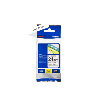 Kleepkirjalint Brother, TZ-251, Black on White, TZe, 8 m, 2.4 cm