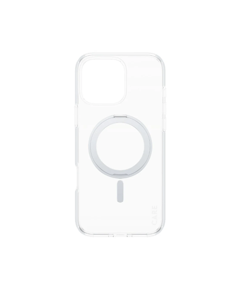 CARE by PanzerGlass Case Feature Silver Kickstand & MagSafe iPhone 16 Pro Max | CARE