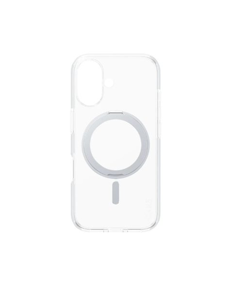 CARE by PanzerGlass Case Feature Silver Kickstand & MagSafe iPhone 16 | CARE