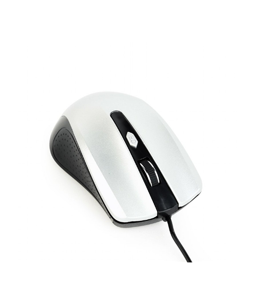Gembird Mouse MUS-4B-01-BS Standard, No, Black/ silver, No,