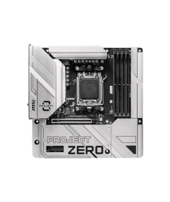 MSI, B650M PROJECT ZERO, Processor family AMD, Processor socket AM5, DDR5, Supported hard disk drive interfaces M.2, SATA