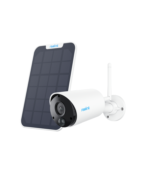 Reolink, Battery Wi-Fi Security Camera with Solar Panel, Argus Series B320, Bullet, 3 MP, Fixed lens, IP65, H.264, Micro SD