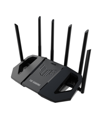 Asus, Dual Band WiFi 7 Extendable Gaming Router, TUF Gaming BE6500, 802.11be, 6500 Mbit/s, Ethernet LAN (RJ-45) ports 4, Mesh