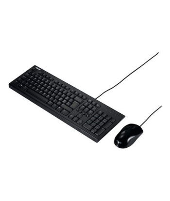 ASUS U2000 Wired Keyboard and Mouse Combo - US Layout, Black