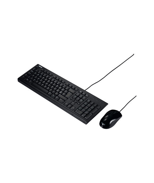 ASUS U2000 Juhtmega Klaviatuuri ja Hiire Komplekt - US Layout, Must