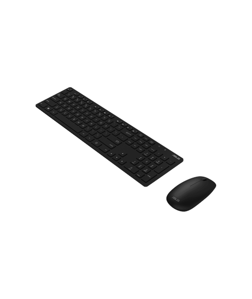 Juhtmevaba klaviatuur ja hiir Asus W5000, US, Black