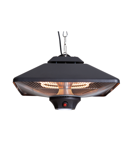 SUNRED, Heater, CE17SQ-B, Spica Bright Hanging, Infrared, 2000 W, Black, IP24 SUNRED, Heater, CE17SQ-B, Spica Bright Hanging, Infrared, 2000 W, Black, IP24
