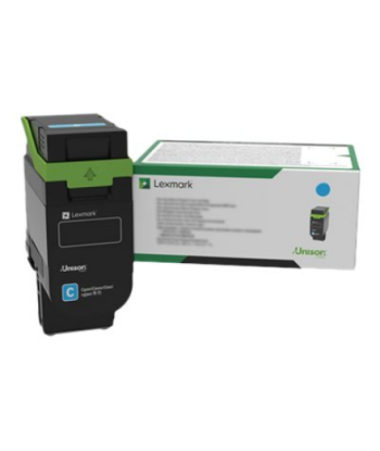 Tooner Lexmark CS632, CX635 Cyn Rtn 11.7K Cartridge, Lexmark 75M2XC0, Lexmark - cyan - original - toner cartridge - LCCP, LRP