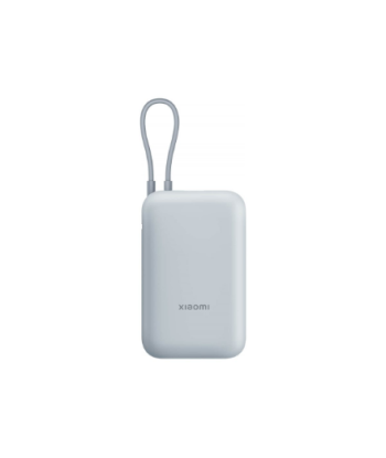 Xiaomi Power Bank (Integrated Cable), 10000 mAh, USB-A/USB-C/USB-C cable, Ice Blue