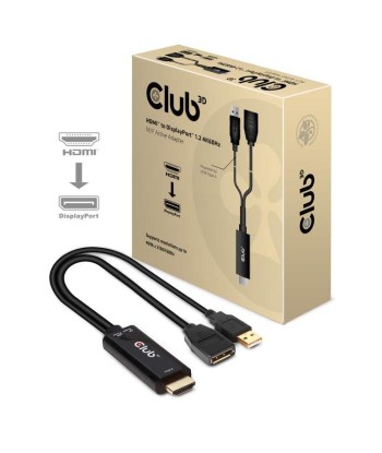 I/O ADAPTER HDMI TO DP/ACTIVE M/F CAC-1331 CLUB3D