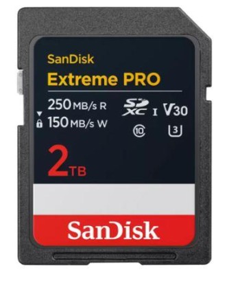 SanDisk 2TB Extreme Pro SDXC UHS-I Memory Card