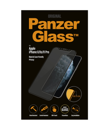 PanzerGlass iPhone X/Xs/11 Pro Black Confidentiality Screen Protector