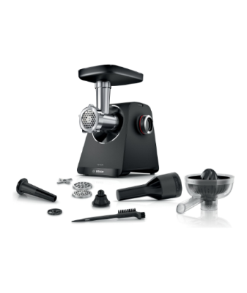 Bosch Food Mincer, MFWS430B, Black, Number of speeds 2, Throughput (kg/min) 2.5