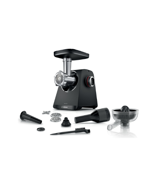 Мясорубка Bosch MFWS430B - Черная, 2 скорости, 2.5 кг/мин Мясорубка Bosch MFWS430B - Черная, 2 скорости, 2.5 кг/мин