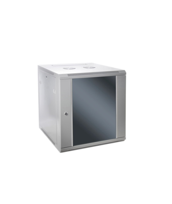 SOMI Networks, 22U, 19? Network Wall Cabinet, 22U-60/45FPC, Gray, With Front Glass Doors, Unassembled, Depth: 45 cm