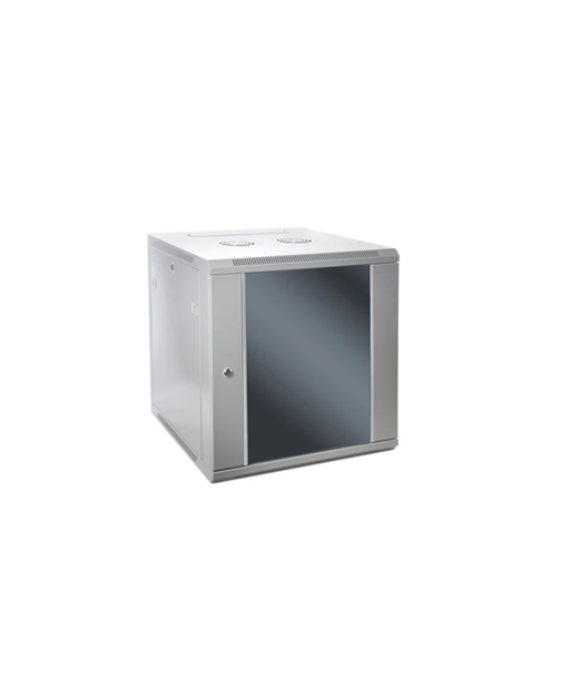 SOMI Networks, 27U, 19″ Network Wall Cabinet, 27U-60/60FPC, Gray, With Front Glass Doors, Unassembled, Depth: 60 cm